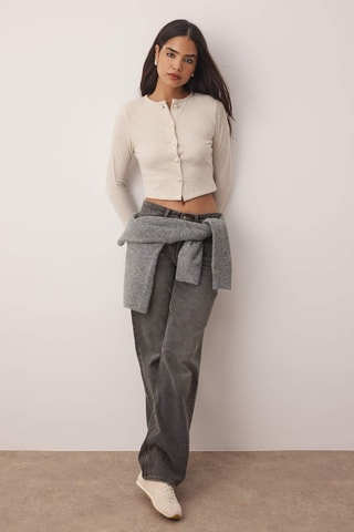 Casaco de malha - Bege