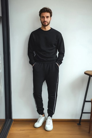 Calças de treino - Preto