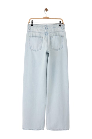 Calças de ganga wide legs - Azul-claro