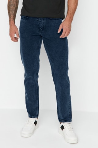 Calças de ganga - Azul-escuro