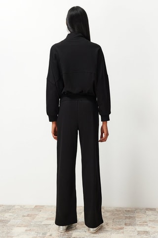 Casaco e calças de cintura subida - Preto