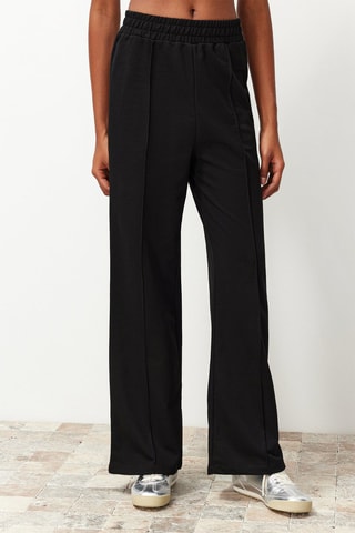 Casaco e calças de cintura subida - Preto