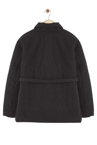 Casaco regular - Preto