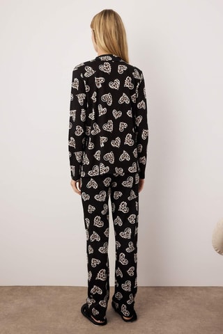 Top e calças - Preto