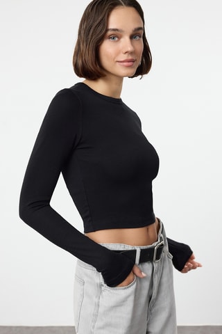 Crop top - Preto