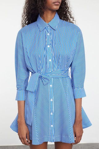 Vestido-camisa - Azul