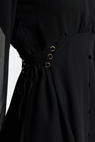 Vestido estilo patinadora - Preto