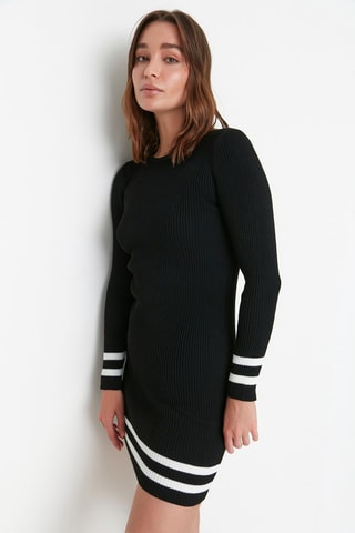 Vestido-camisola Preto