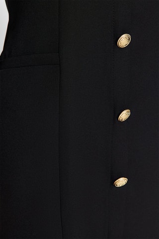 Vestido-camisa - Preto