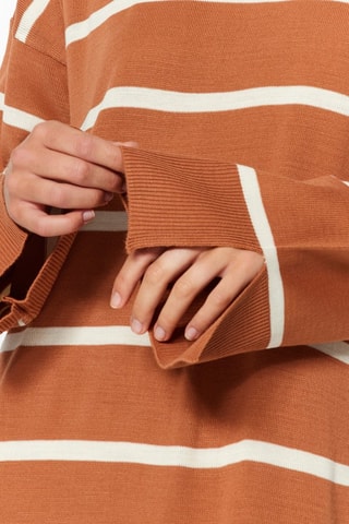 Vestido-camisola - Castanho