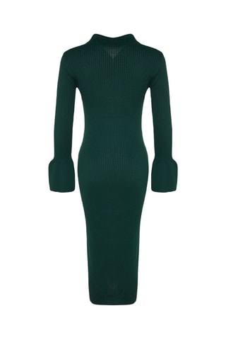 Vestido-camisa - Verde-escuro