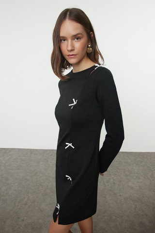 Vestido estilo patinadora - Preto