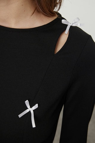 Vestido estilo patinadora - Preto