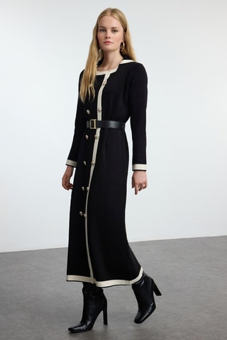 Vestido-camisola - Preto