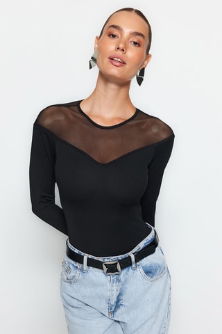 Body slim - Azul-marinho