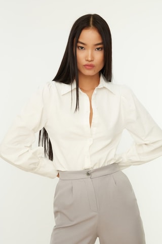 Camisa regular - Branco