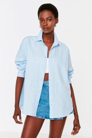 Camisa - Azul-celeste