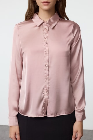 Camisa regular - Rosa