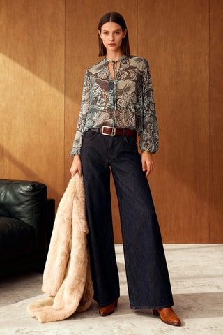 Camisa atada - Caqui