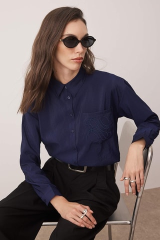 Camisa - Azul-marinho