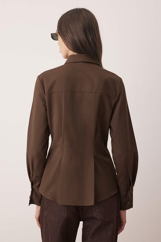 Sobrecamisa - Castanho