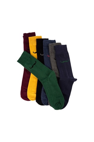 7 pares de meias - Multicor