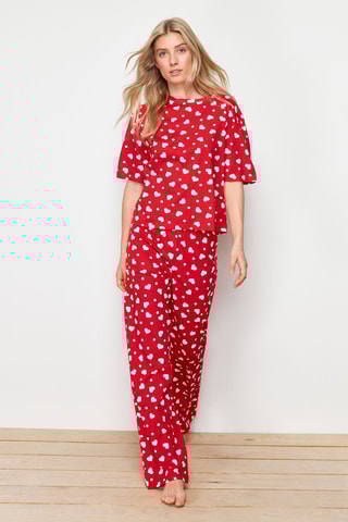 Pijama 2 peças - Vermelho