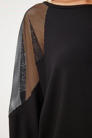 Blusa regular - Preto