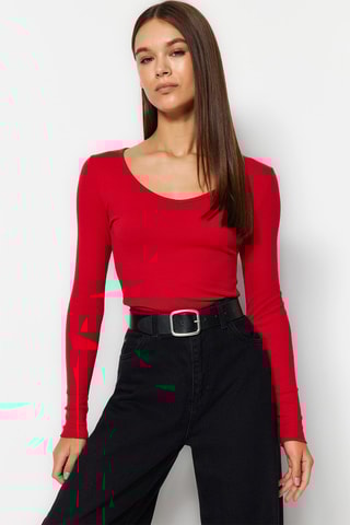 Blusa Preto e vermelho