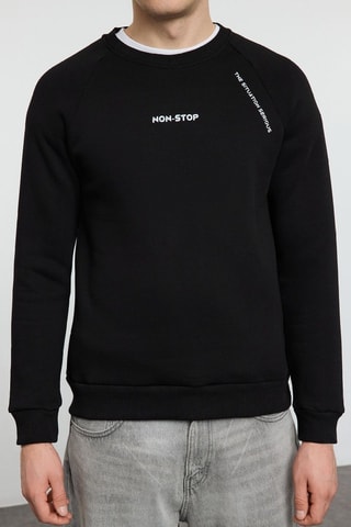 Sweat regular - Preto