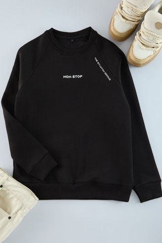 Sweat regular - Preto