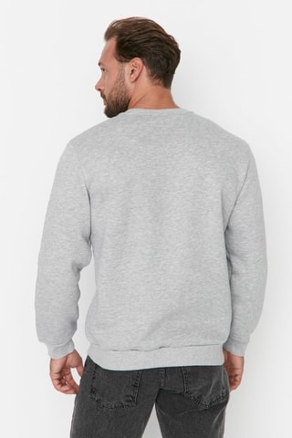 Sweat regular - Cinzento-claro
