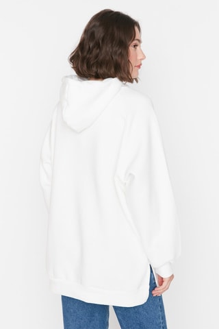 Sweat com capuz Branco