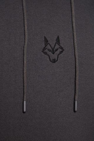 Sweat oversize com capuz - Antracite