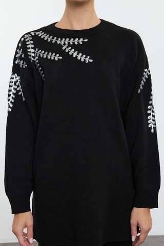 Camisola e calças - Preto