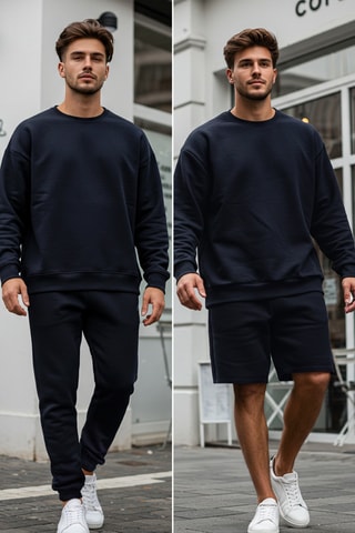 Conjunto 3 peças - Azul-marinho