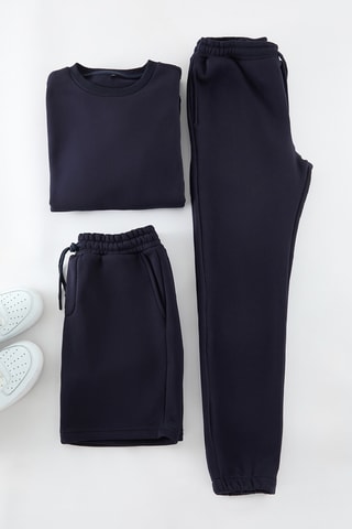 Conjunto 3 peças - Azul-marinho