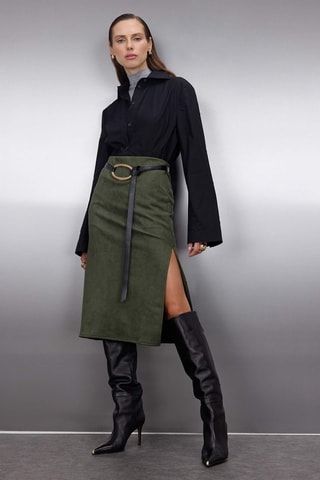 Saia comprida - Caqui