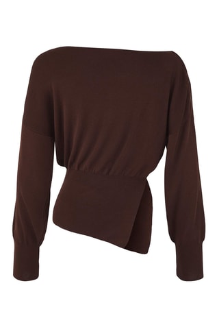 Camisola regular - Castanho