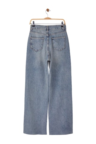 Calças de ganga wide legs - Azul