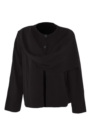 Casaco de malha oversize - Preto