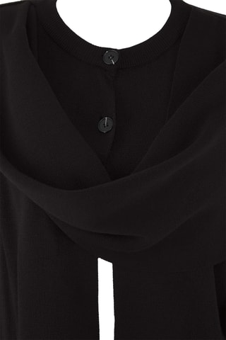 Casaco de malha oversize - Preto