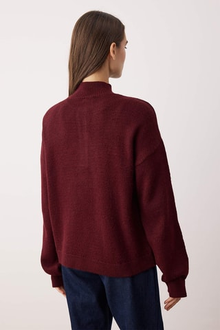 Camisola regular - Bordô