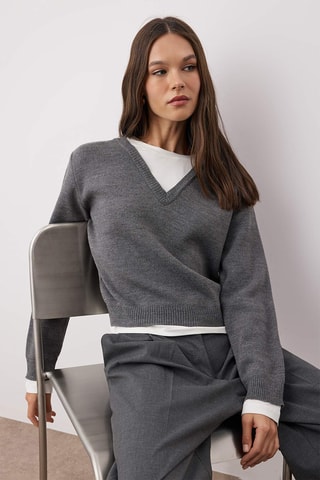 Camisola regular - Antracite