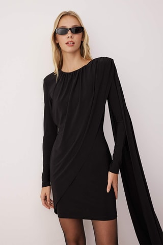 Vestido justo - Preto