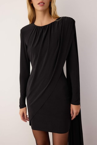 Vestido justo - Preto
