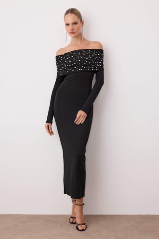 Vestido comprido - Preto