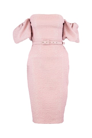 Vestido justo - Rosa-pálido