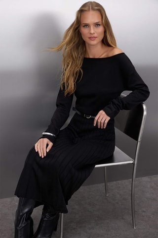 Vestido comprido - Preto