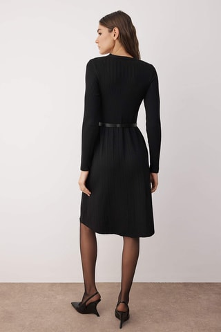 Vestido midi - Preto